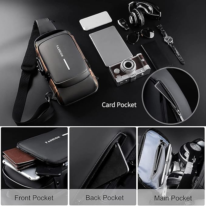 Crossbody Sling Bag for Men Women,