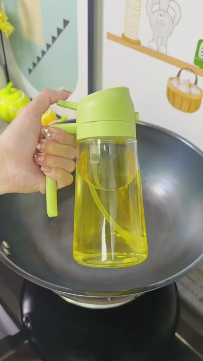 Vamor Oil Dispenser & Mist Spray Bottle, Cooking/Baking Tool & Accessories, Leakproof Seasoning Bottle, Cooking Oil Container 500ml Multicolor(Pack of 1)
